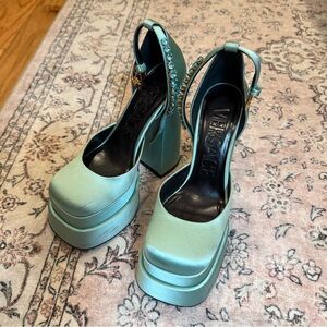 Versace Women's Black Platform Shoes